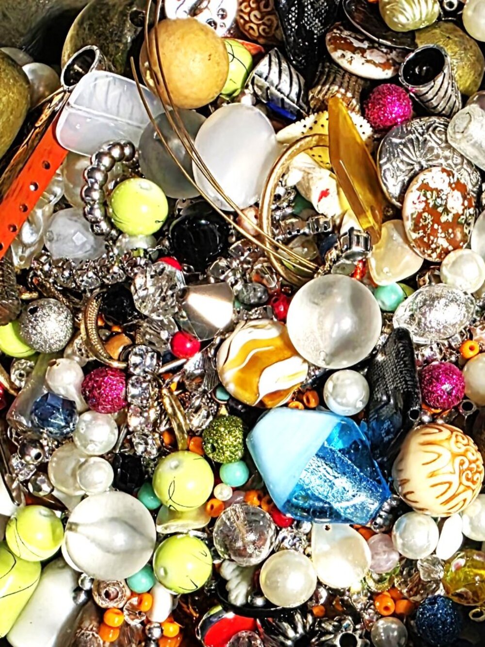 2.75lb bead and jewellery making supply bundle